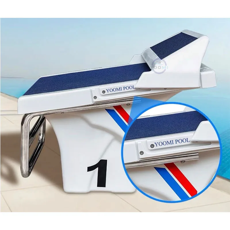Factory olympic swimming pool professional start block competition jumping platform removable track starting blocks price
