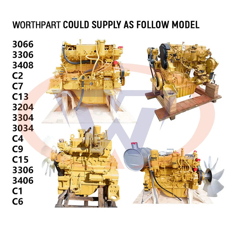 Engine New Diesel 3064 3066 C4.2 C4.4 C6.4 C6.6 C7.1 C-9 C9 C9.3 C13 C15 C18 Complete Engine Assembly Is Excavator