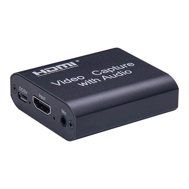 USB HDMI Video Capture with Loop out and Audio Input & Output
