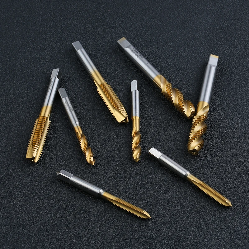 Thread Cutting Gold Cobalt Thread Taps Hss Cobalt Threading Machine Taps M6 M8