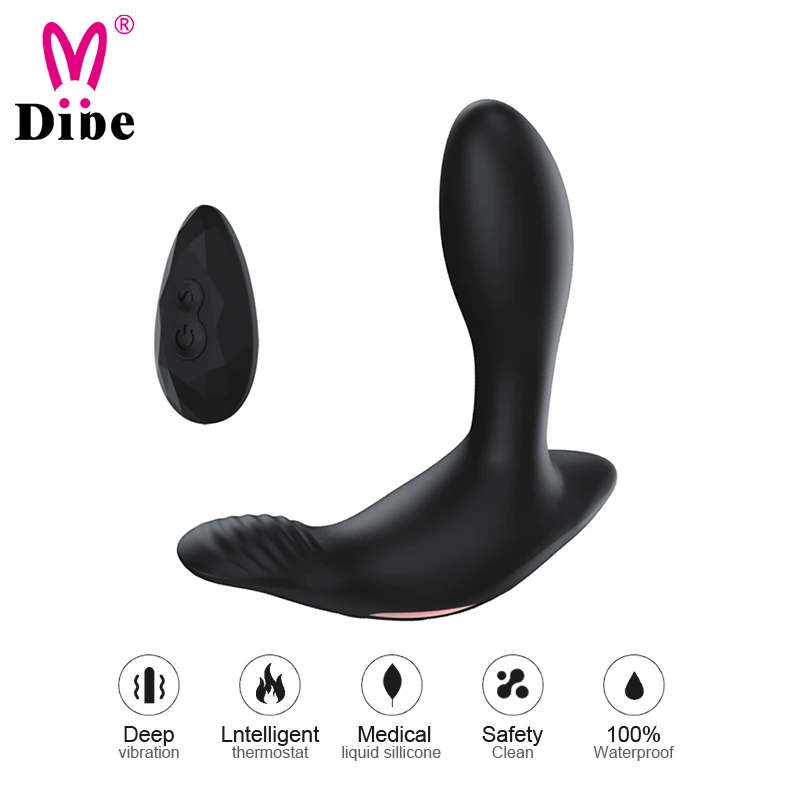 Popular Wireless Remote-controlled Prostate Massager Large Big Cock Ring Sexy Butt Plug Set Vibrating Sex Toy Anal Butt Plug
