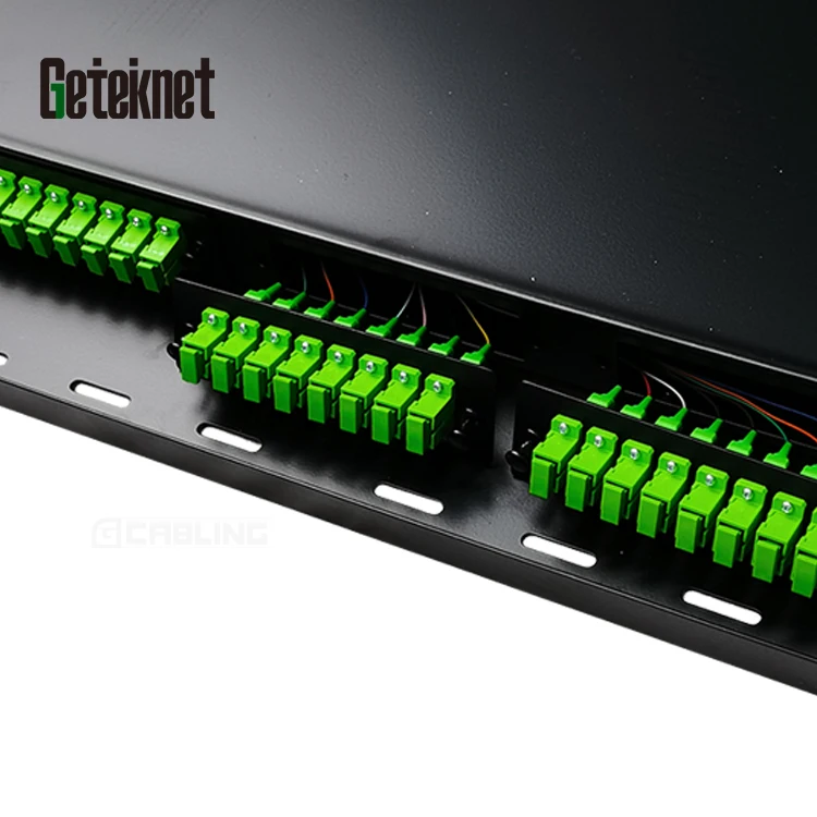 Geteknet 19inch 1U Cheap Factory Price Optical 24 Port Odf Cabinets Patch Panel