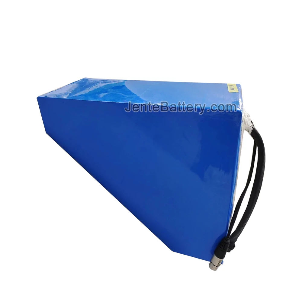 High power double layer triangular battery 48V 52V 60V 72V 40AH 50AH 60AH lithium battery pack for 3KW-10KW motor