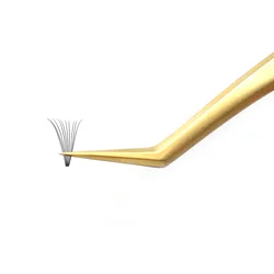 Russian Lash Mink Custom Packaging Fanned Extension Pre-Made Volume Tray Split Eyelash