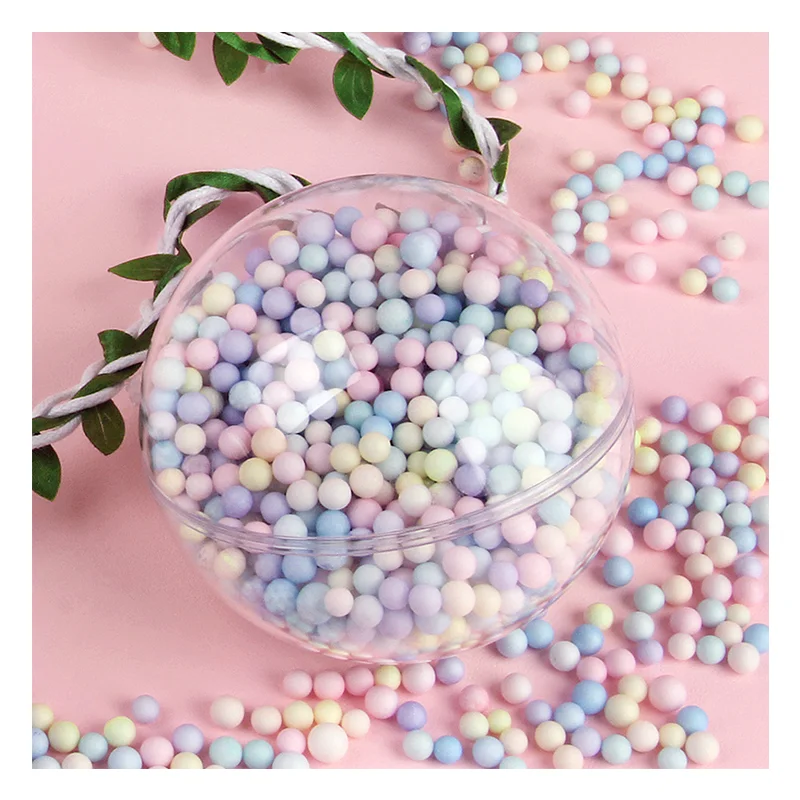 
10G25G50g pack Birthday party decorated foam ball flow Star gift box filled macaron foam ball 