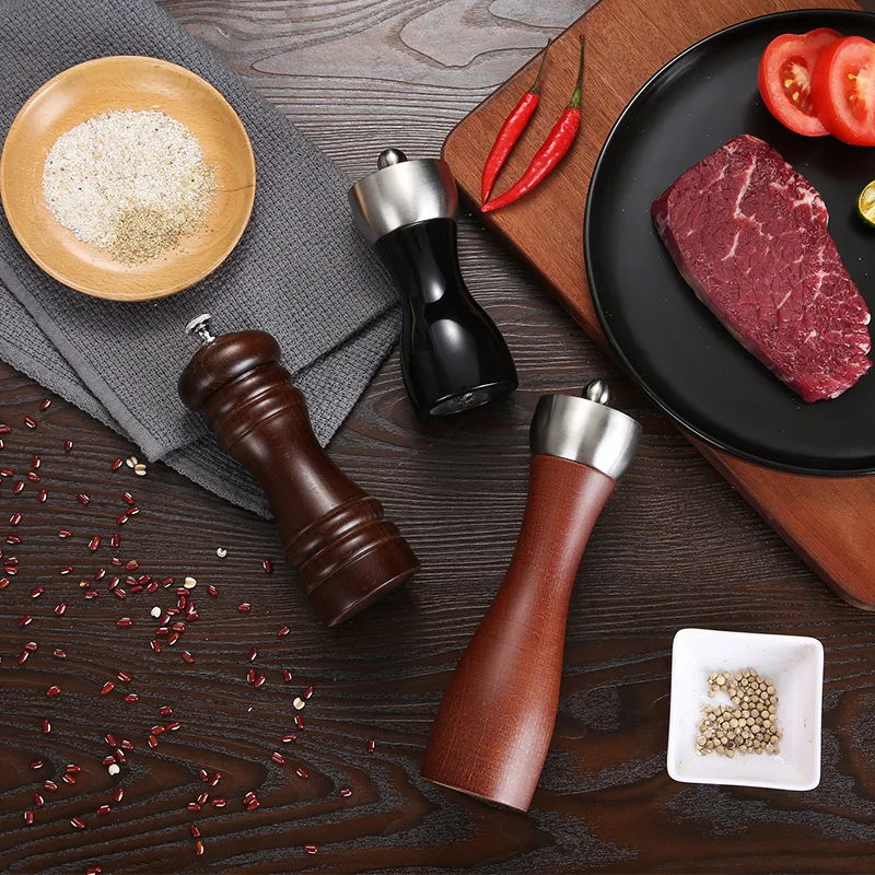 Оптовая продажа ручная мельница для черного и белого перца соли в