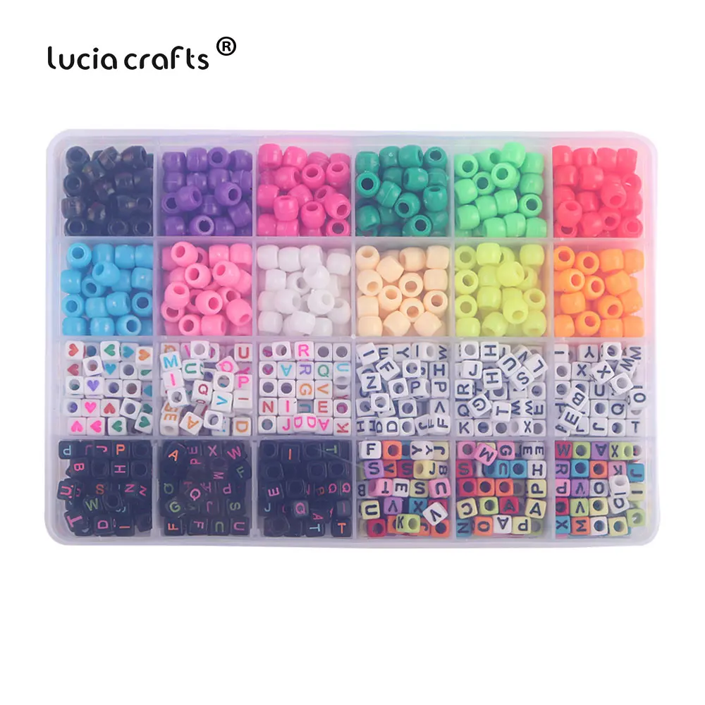 DIY Bracelet Necklaces Crafting Jewelry Making 3mm Glass Seed Beads Small Craft Bead Letter Beads Crystal Thread