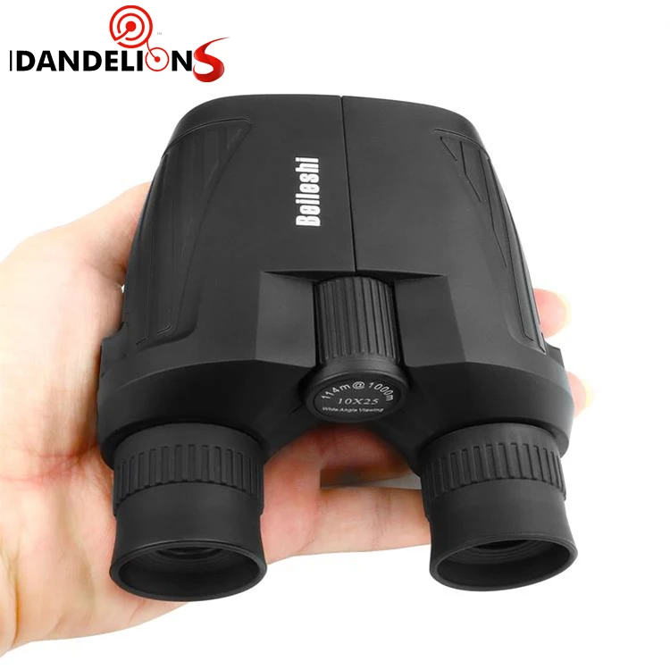 10X25 All-optical High-definition Fixed-focus Waterproof Telescope Portable Mini Compact Telescope Low-Light Binoculars