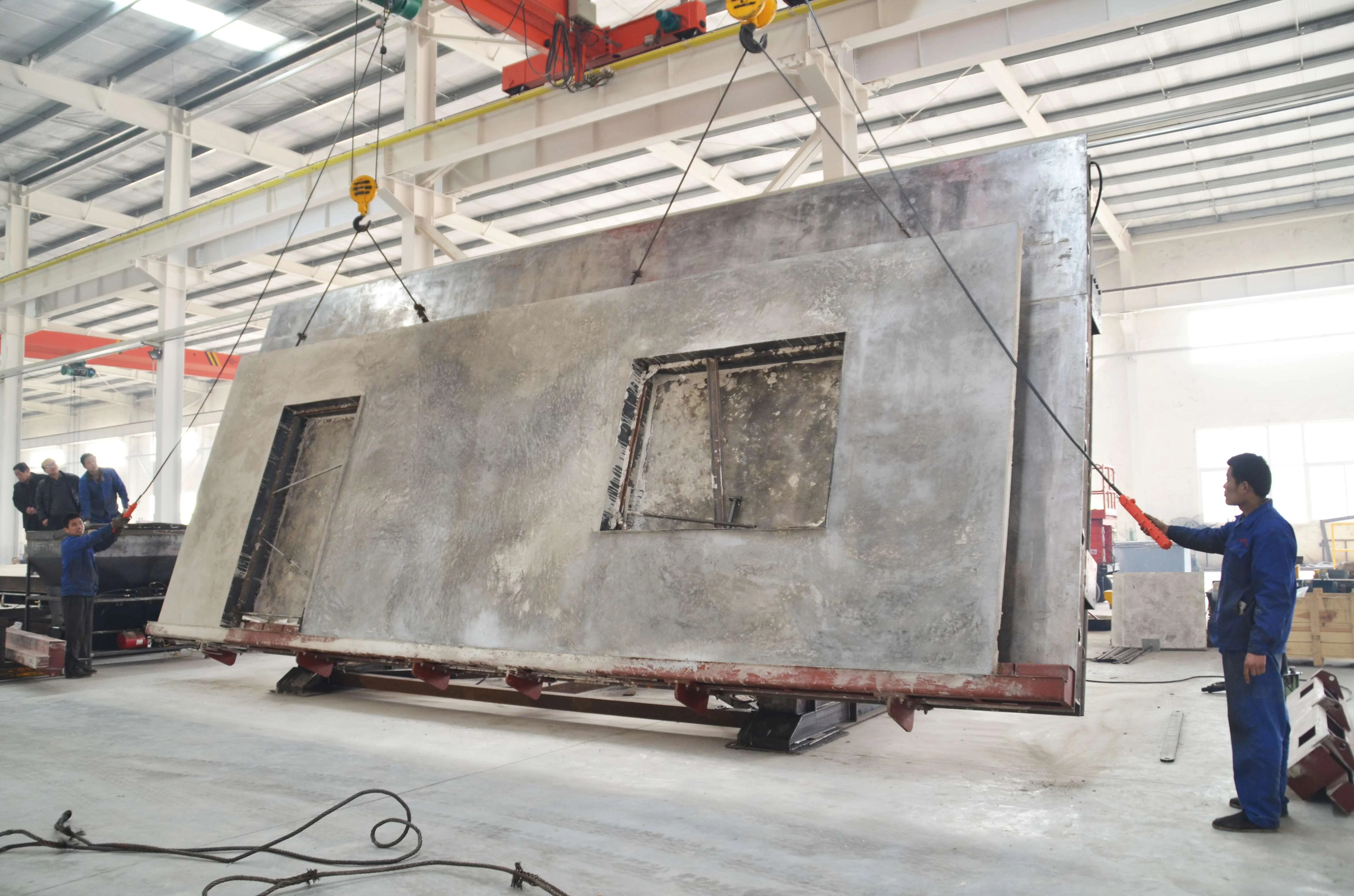steel moulds for precast concrete wall to make prefabricated houses/hydraulic tilt tables