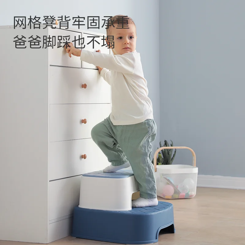 Дешевые штабелируемые детская мебель маленький двойная; Рост ребенка скамеечка для ног стул шаг 2 пластик детей нинбо современный