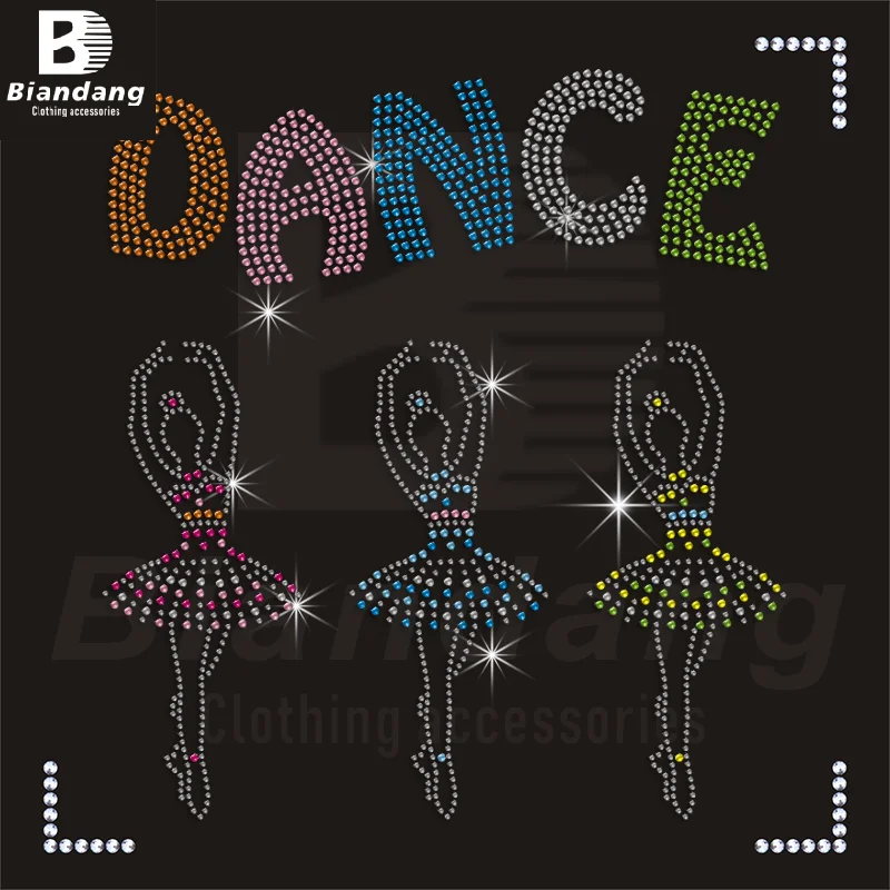 Custom OES Sista Garment Decoration Crystal Girls Rhinestones Best Selling Hot fix Rhinestone Transfer