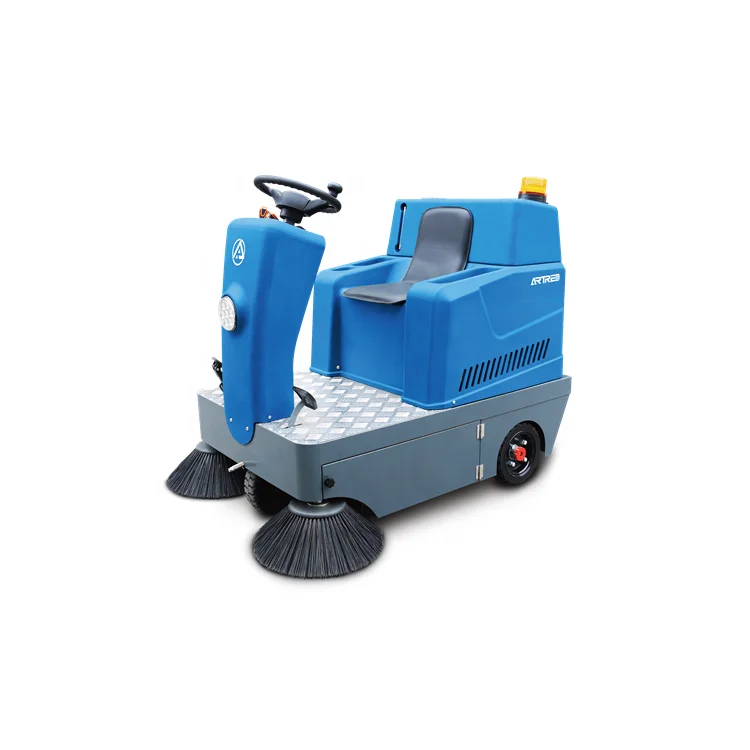 REDLIFT electric street sweeper machine ride on driving cleaning road sweepers quick delivery