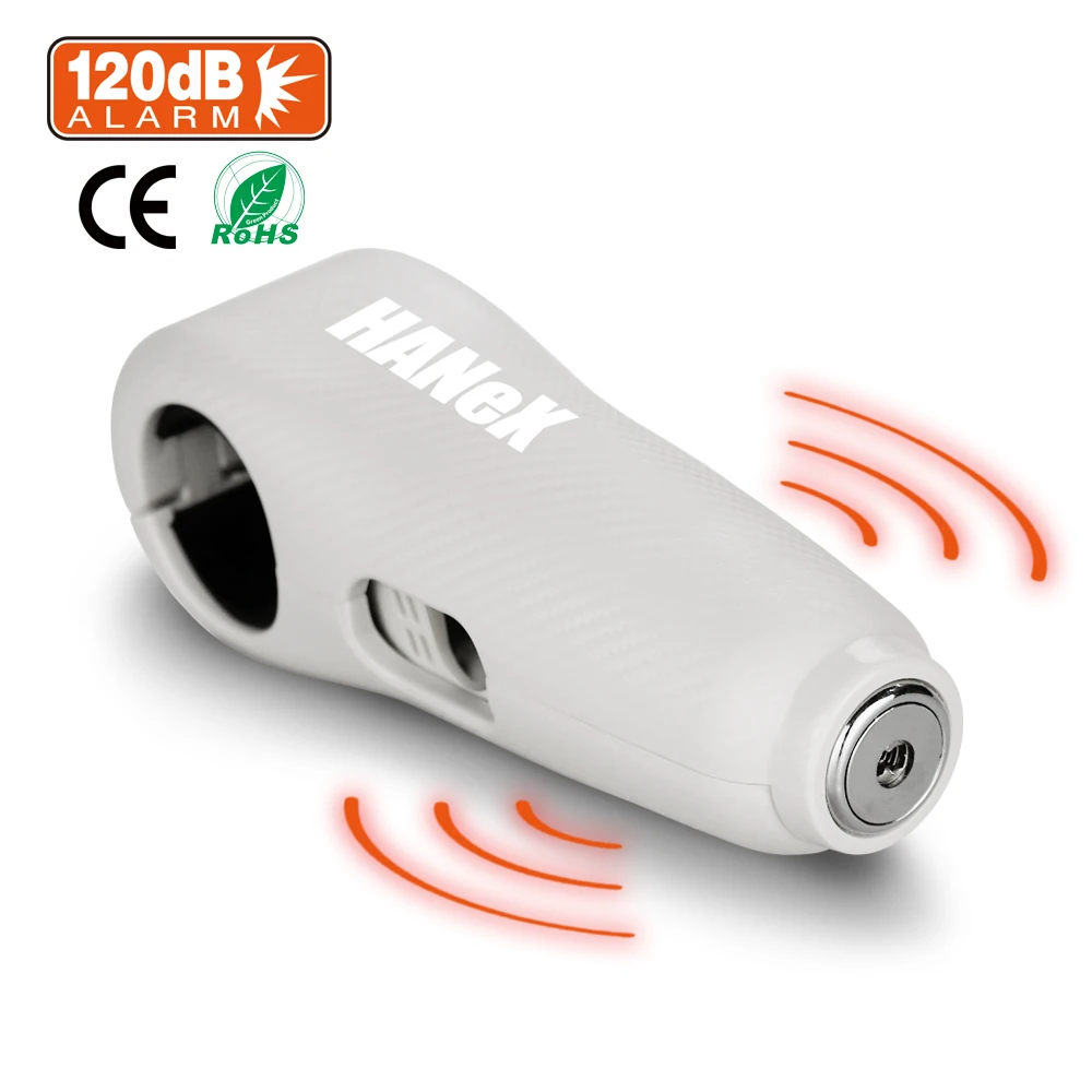 Hot Sale Lock On Motorcycle Grips Nylon Body Motorcycle Hand Grip Lock Theft Handlebar Motorcycle Grip Security Lock