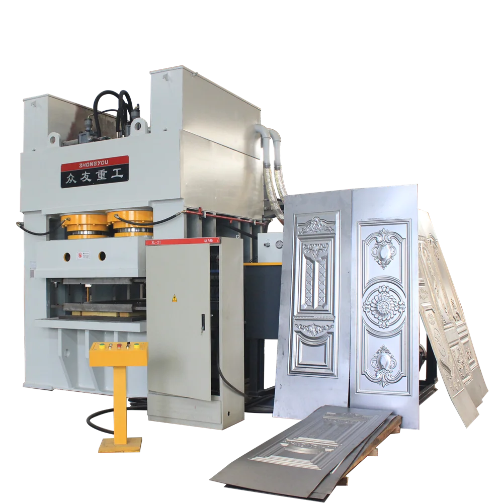 2000 tons iron door embossing forming hydraulic press for stainless steel door