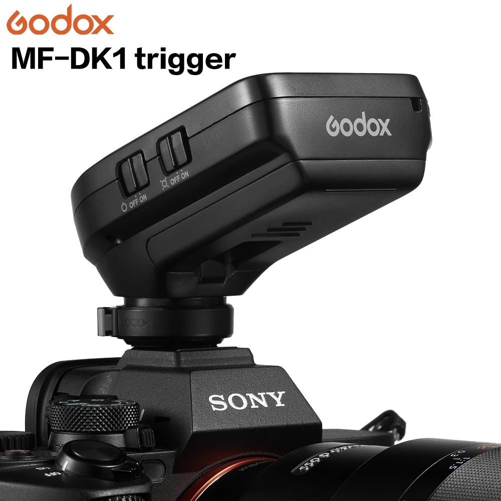 Godox Macro Flash Trigger XPROIIS+ for MF12-DK1 Macro Mini Flash Speedlite built-in X System TTL Flash camera support Diffuser