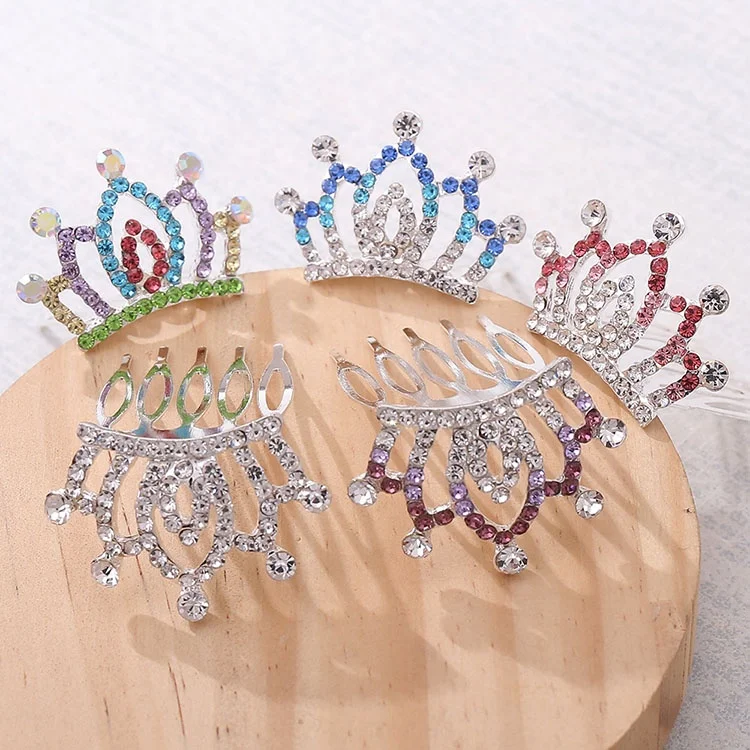 Hot Sale Birthday Baby Crown Children Crown Princess Tiara For Kids Party Kids Tiara