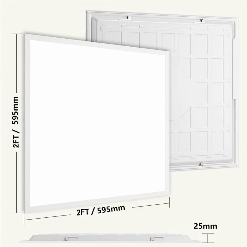 ENEC CE CB RoHS Slim Led Panel Light 60x60 600x600 Square Ceiling Backlight Led Panel For School Shop