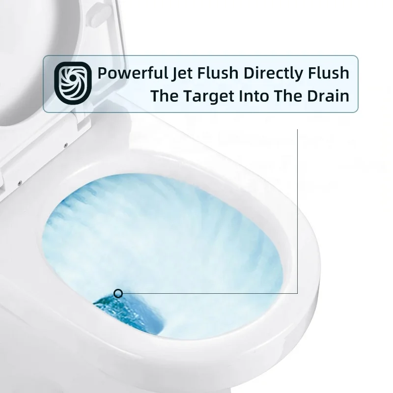 Goodone Siphonic Close Coupled S Trap Bathroom Modern Toilets One Piece Ceramic closestool