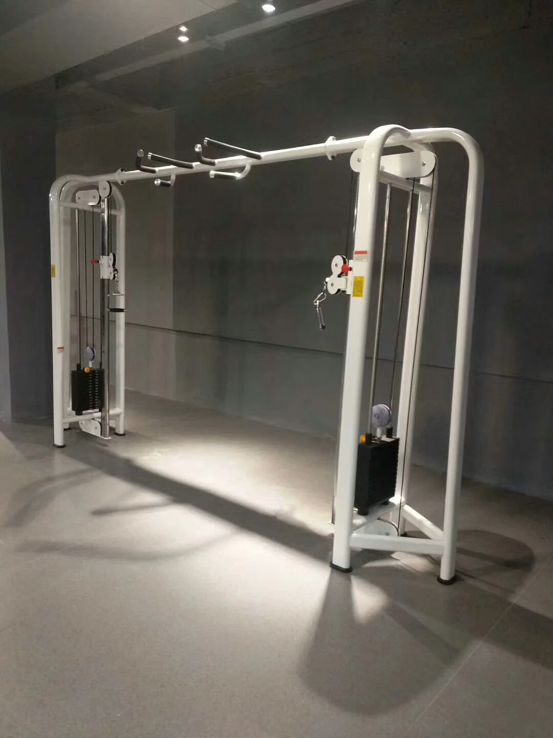 huiti fitness multi function station dual cable cross power rack gym equipment 3 stations