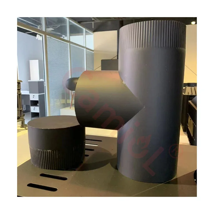 Double Wall Chimney Flue Kit With Ash Cleaning Tee