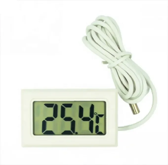 LCD digital thermometer used for freezer temperature - 50-110 refrigerator thermometer indoor and outdoor waterproof probe