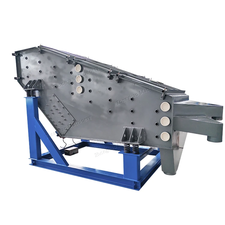 Multi Layer Salt Screening Equipment Probability Vibrating Screen Machines for Calcium Carbonate Powder