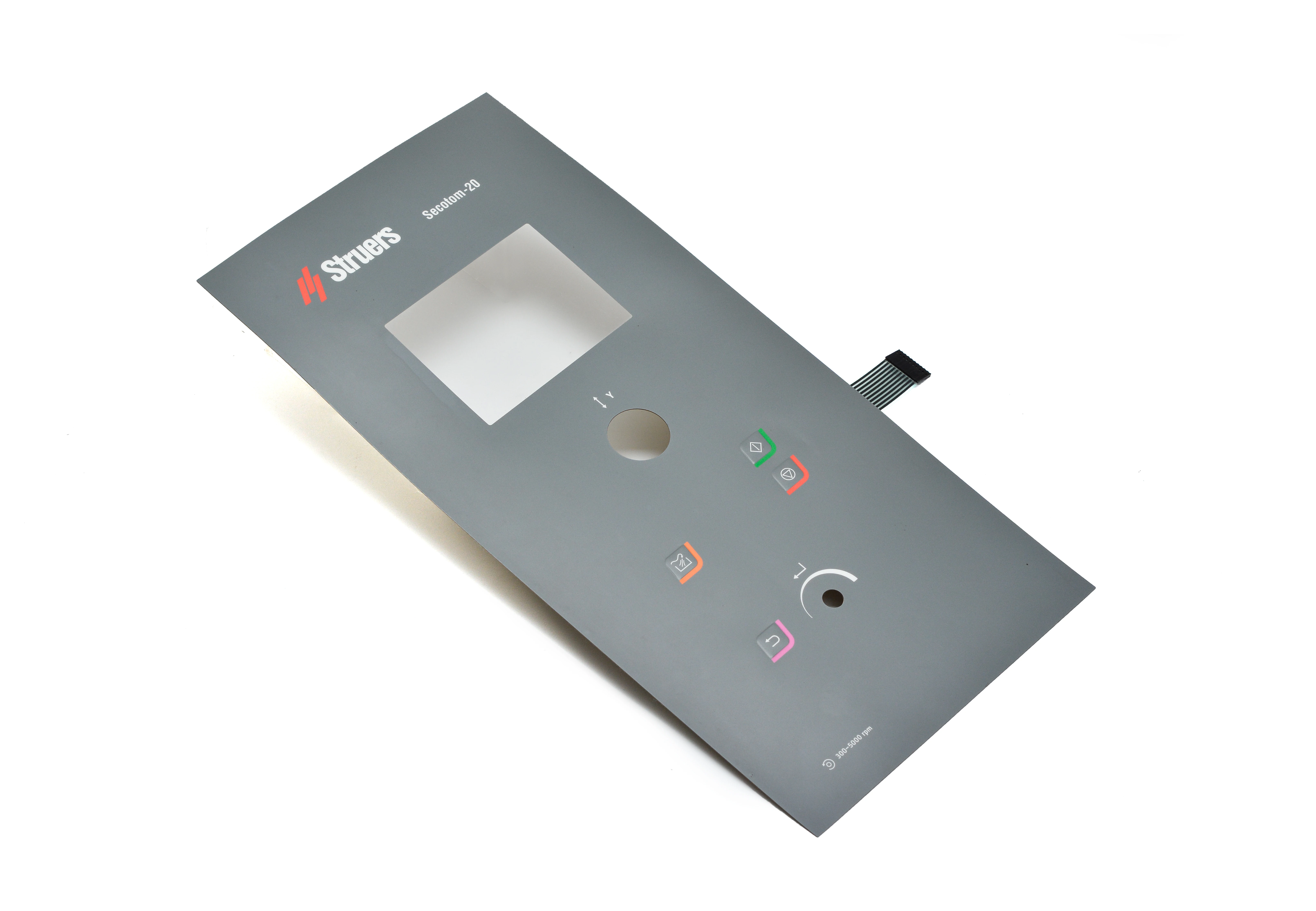 high quality directly adhesive matte graphic overlay membrane switch keypad Film with metal dome for control panel