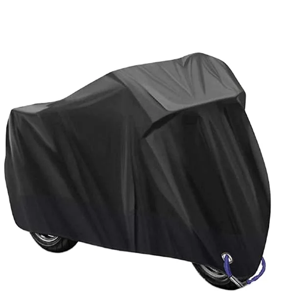Чехол для мотоцикла, Прочный чехол для велосипеда, водонепроницаемый, подходит до 96 дюймов, нейлоновая черная сумка
