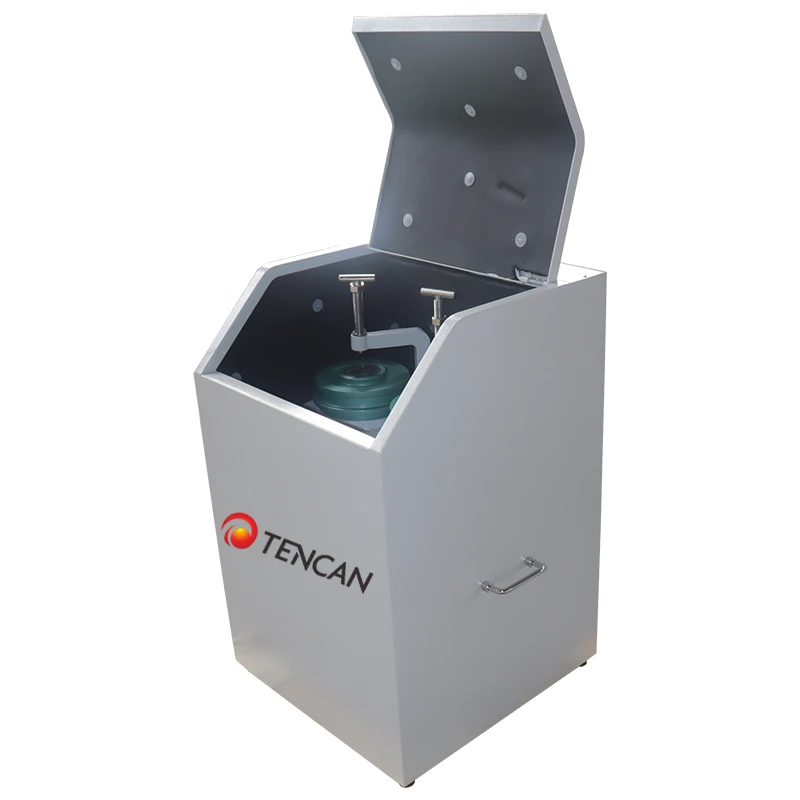 China Tencan digital box sample making equipment with sealed grinding pot for grinding ore &rock samples unmanded