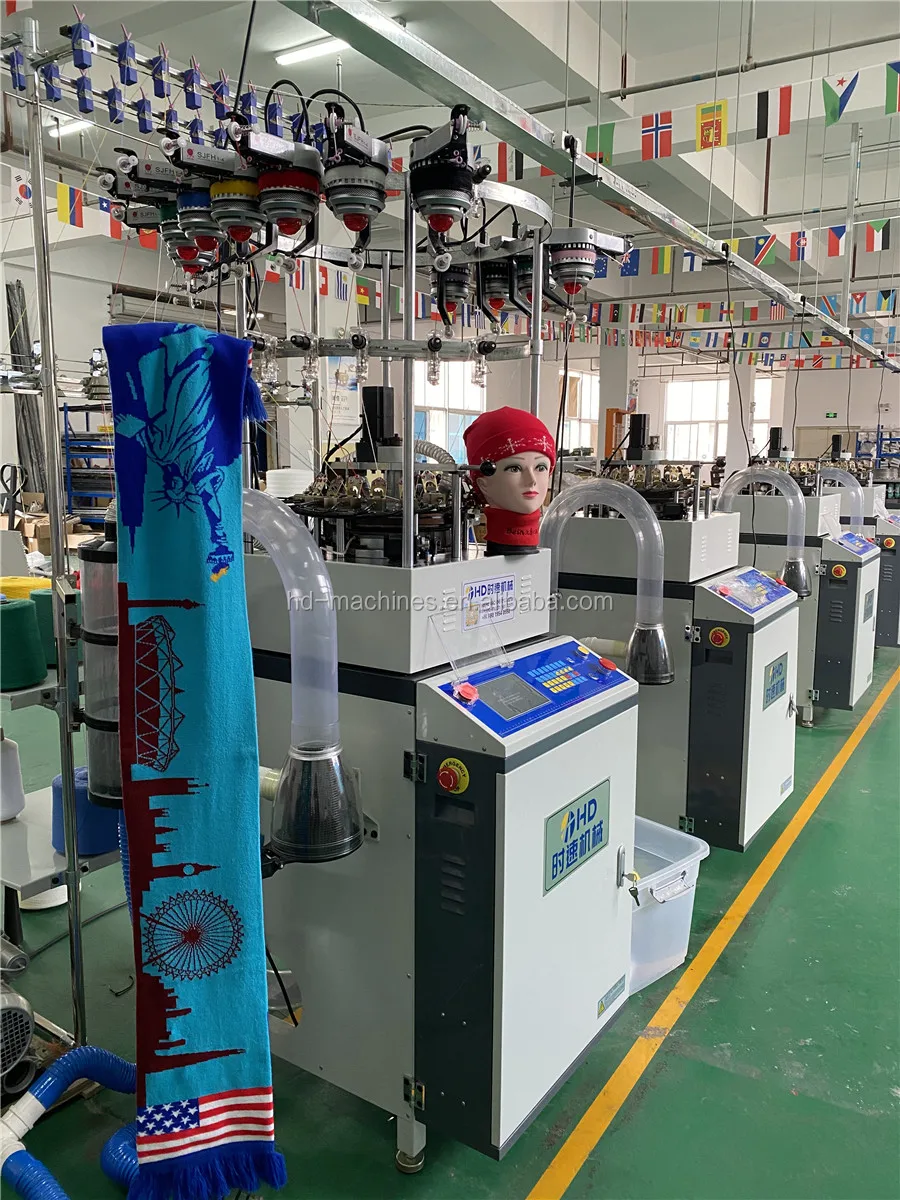 HD365 auto sweater hat scarf  knitting machine