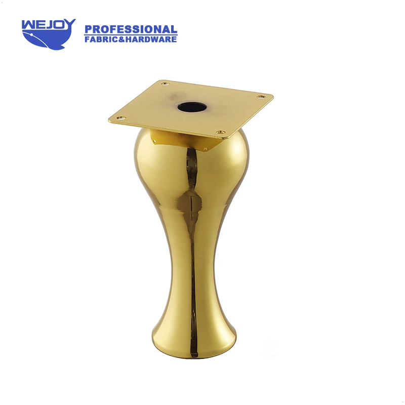 Wejoy Furniture accessories modern golden metal bed cabinet gold furniture legs gold sofa feet