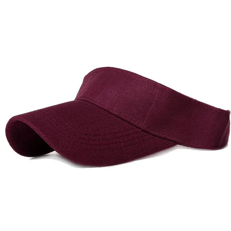 wholesale caps hat high quality sun hats summer Custom UV Protection sunvisor_cap tennis plain Visor Cap