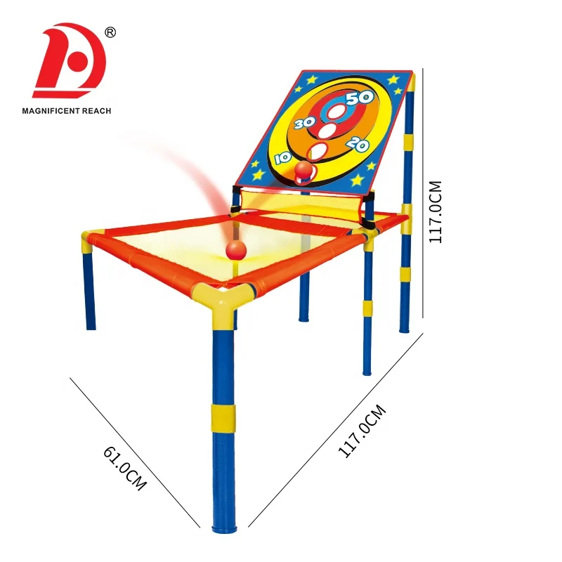 HUADA 2023 GCC Boys Indoor Outdoor Multifunctional Throwing Game Small Sport Ping Pong Toys 3 in 1