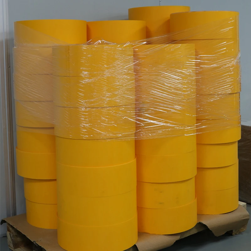 high quality crepe paper masking tape jumbo roll for car painting and High temperature resistant adhesive paper