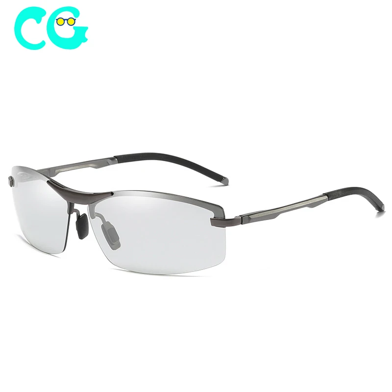 Photochromic Sunglasses Men Polarized Aluminum Chameleon Glasses HD Driving Shades Sun Glasses Male oculos gafas lentes
