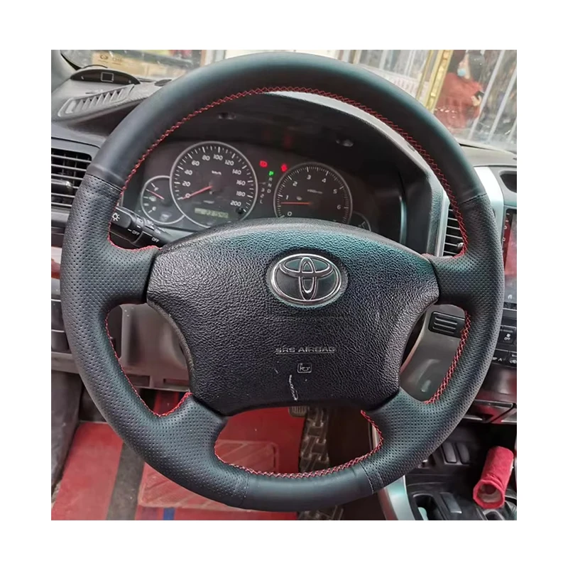 Hot Selling Car Accessories Leather Car Steering Wheel For Toyota Land Cruiser Prado 120 j120