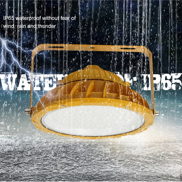 Professional Explosion Proof Lamps Ip65 Waterproof Die-cast Aluminum+PC 100w 150w 200w Led Explosion Proof Light