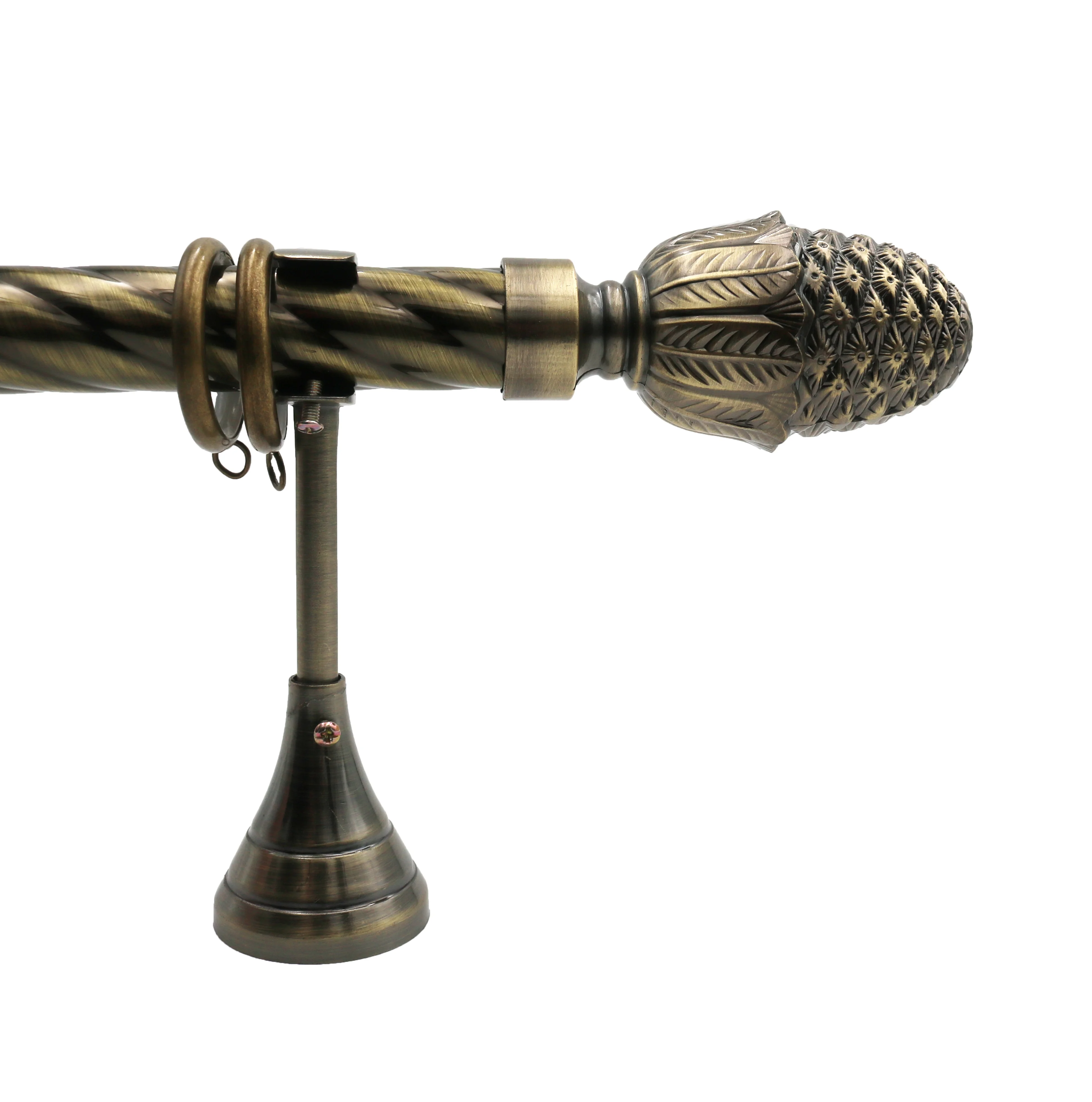 Low Price Iron Curtain Tube 28mm Curtains Pole Twist Pipe Morocco AB Color Curtain Rods