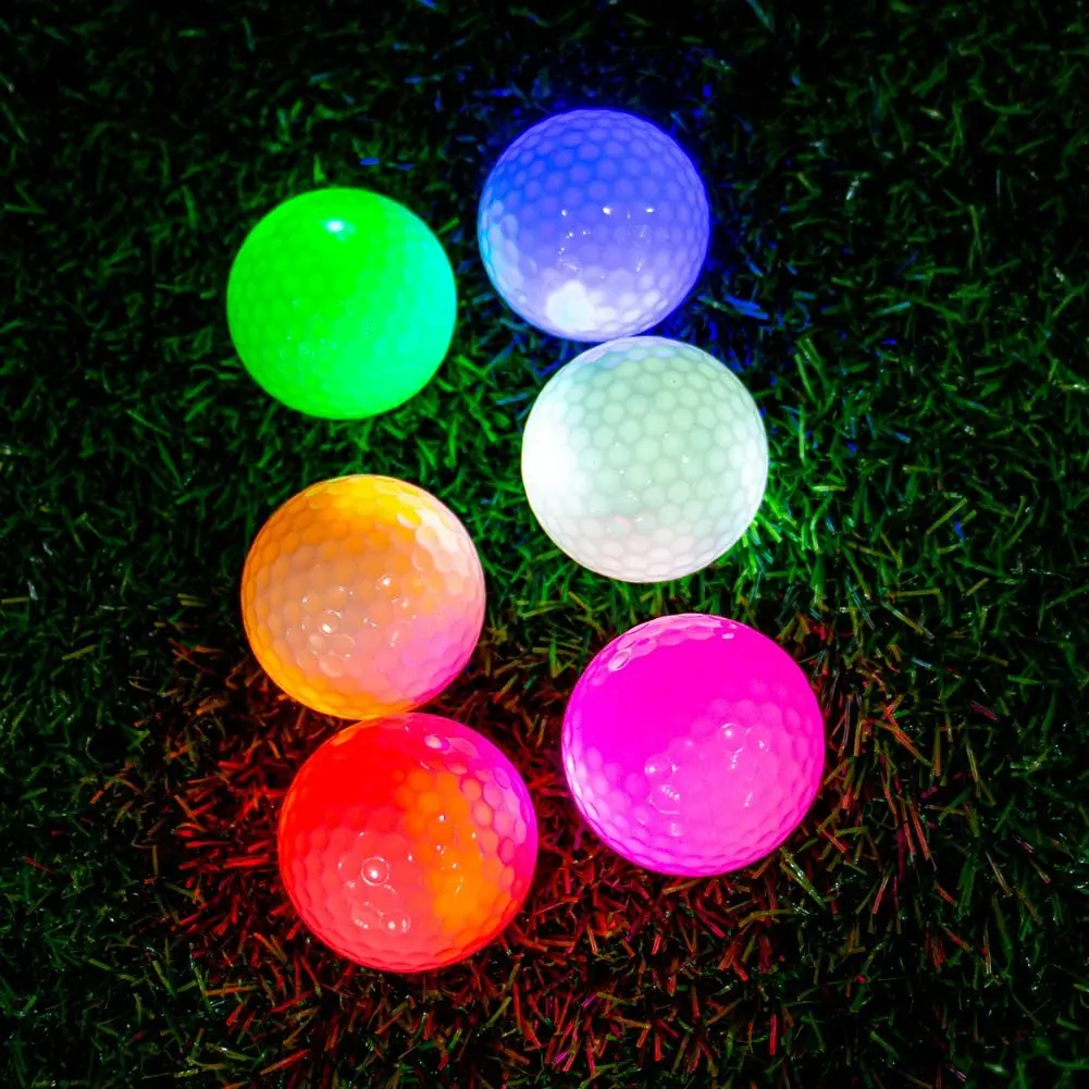 Glowing Golf Ball Night Steady Flashing LED Light up