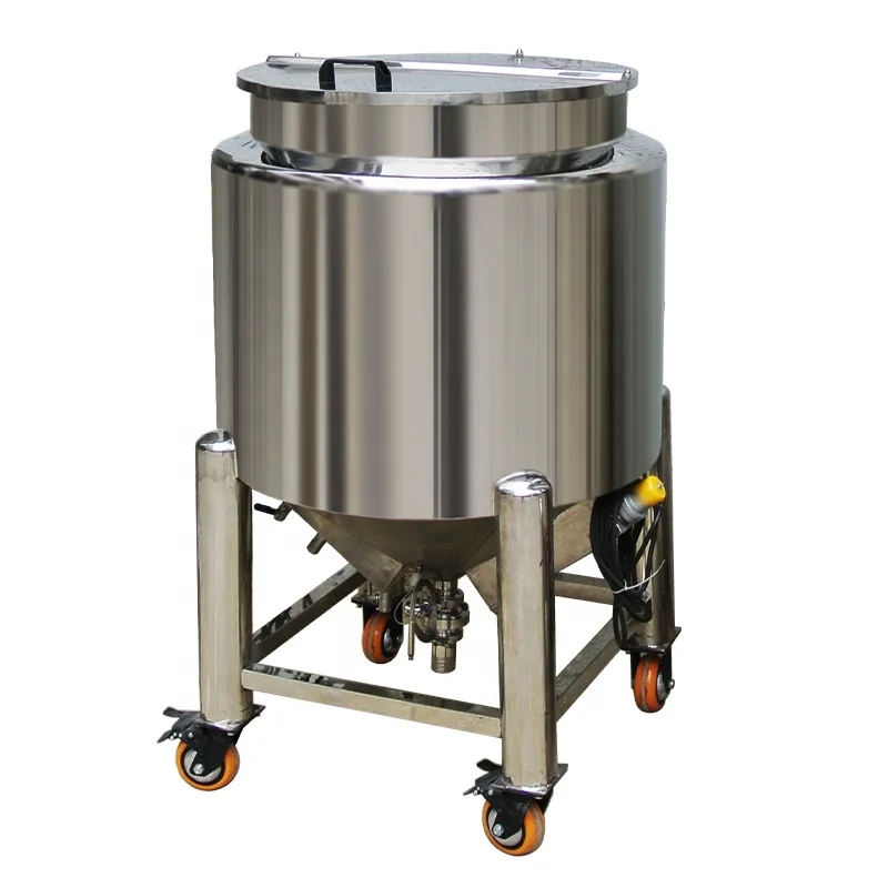 FCG Customized Open Lid Stainless Steel Tank Storage For Perfume Stainless Steel Beer Storage Tank