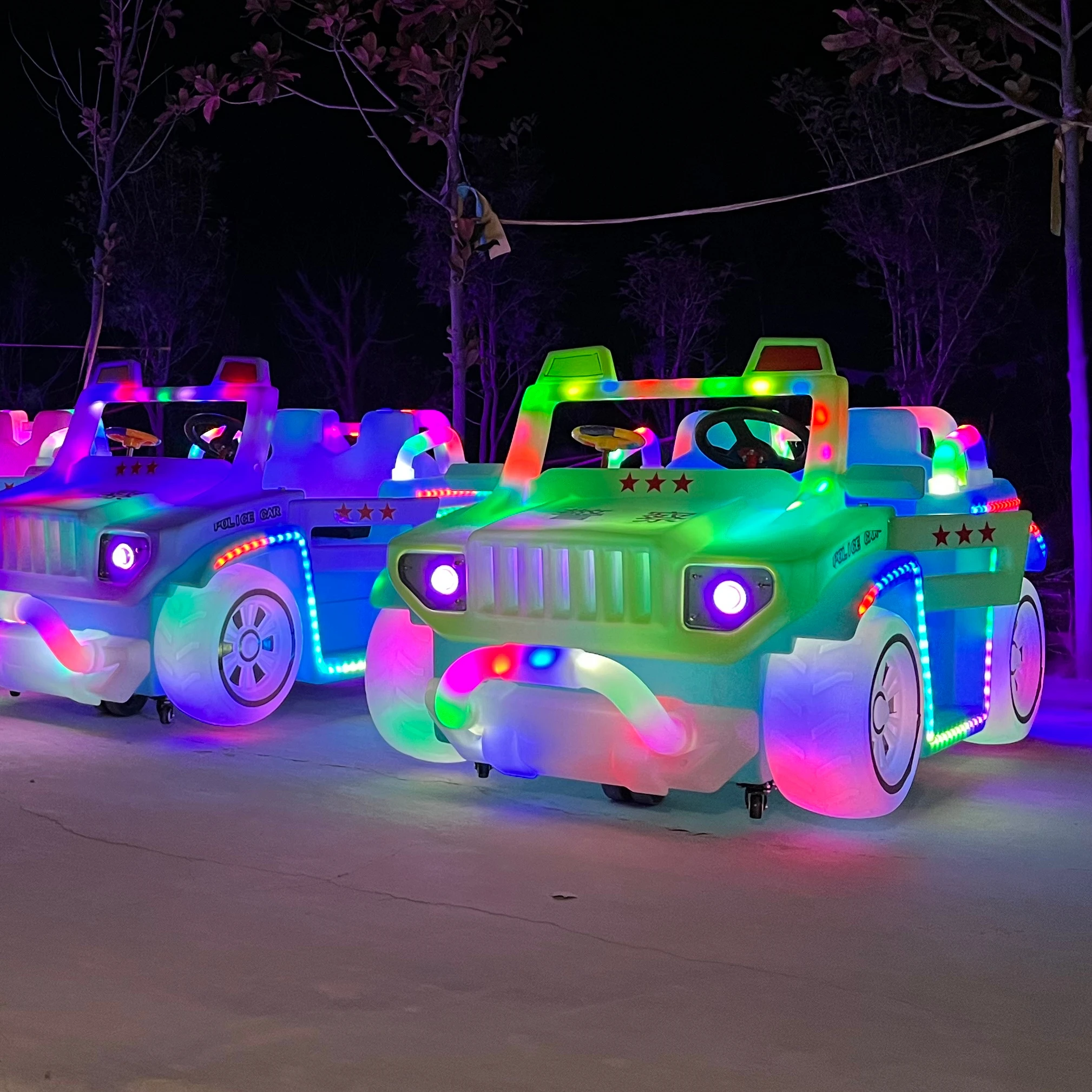 Outdoor Playground Magic Tricycle Electronic Bettery Car|Amusement Park Kids Car Game For Sale