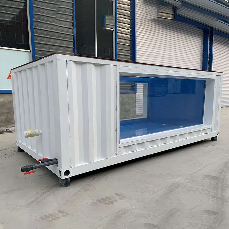 outdoor above ground fiberglass swim piscine shell pools container piscina glass window container pools swimming outdoor