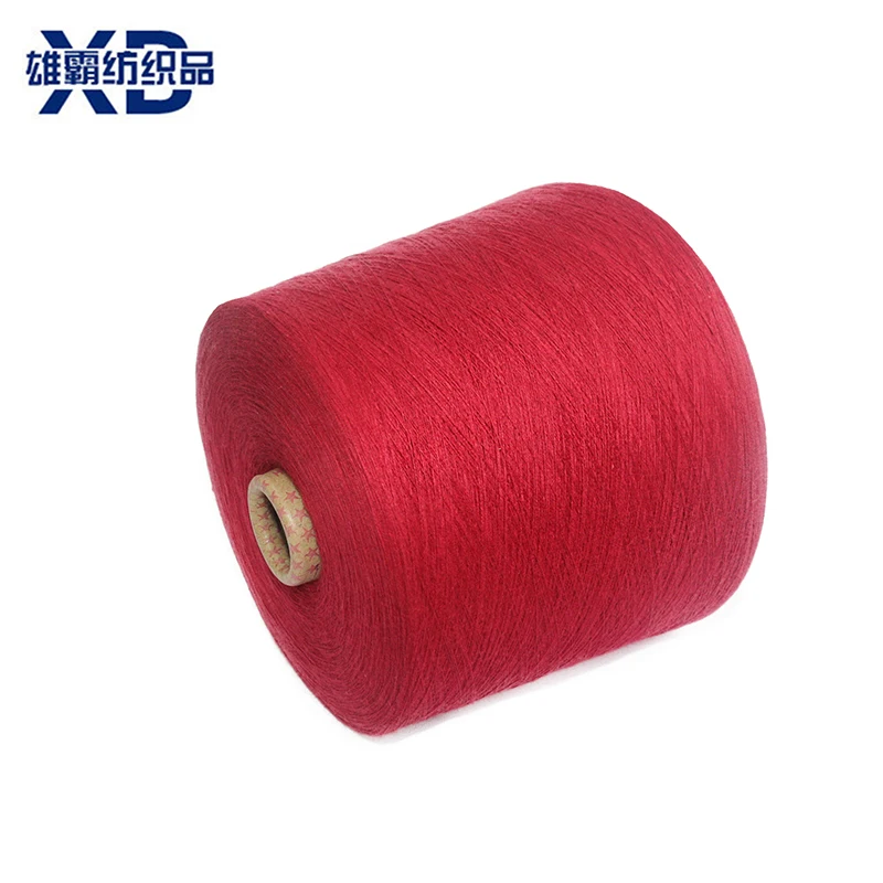 Cheap hot selling wholesale yarn 70% recycled polyester 30% bulk acrylic wool dyed yarn 28NM/2