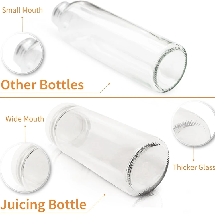 Transparent Food grade round 250 ML 480 ML 8 OZ 16 OZ  jam honey jelly glass storage paragon jar with airtight lid