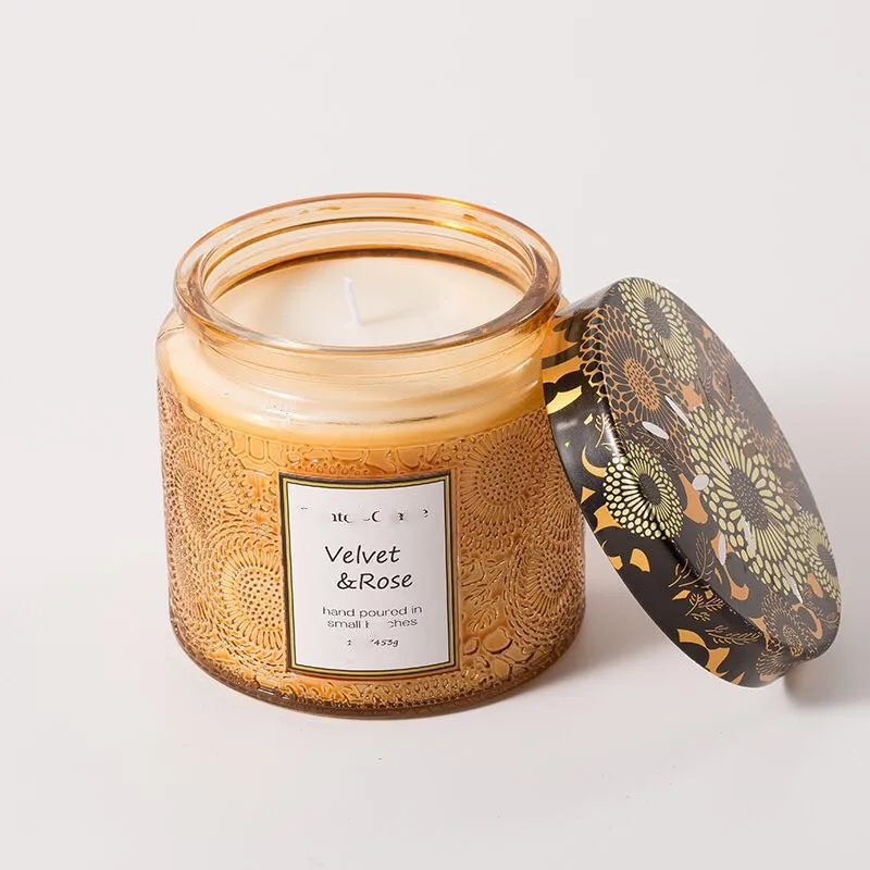 
Wholesale Frosted Glass Jars With Lids For Candles 