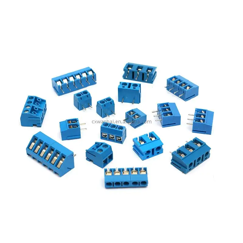 
 Низкое напряжение 2,54 мм шаг pcb винтовая клеммная колодка  