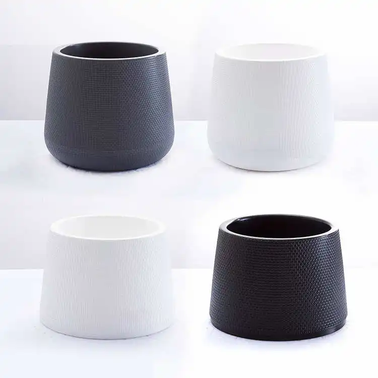 
Wholesale small cup shaped cup shaped biodegradable plastic orchid flower pot 