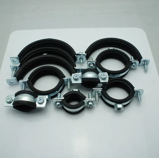 PPR Metal Pipe Clamp, Hose Clamp with Rubber Used for Plumbing