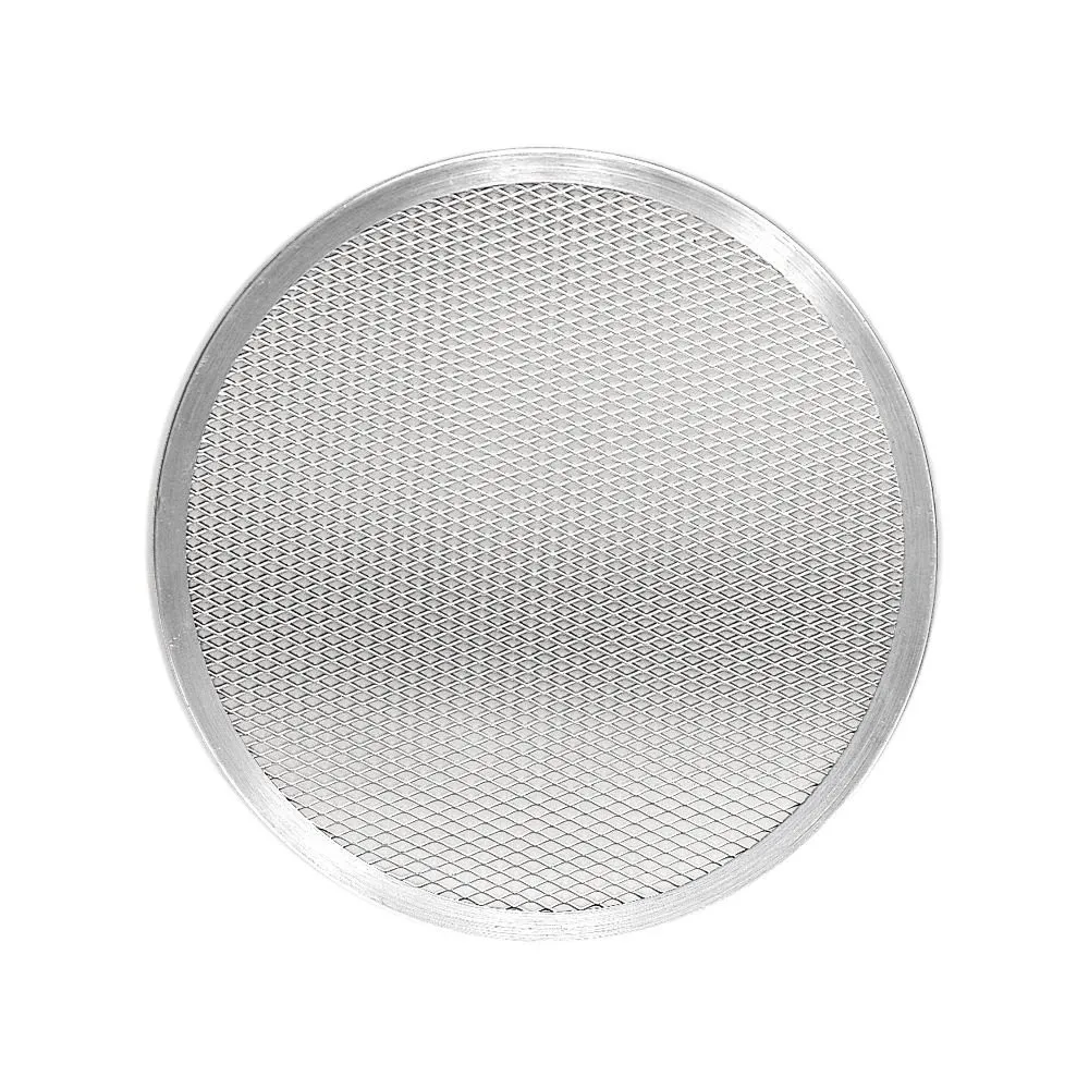 10 Inch Seamless Round Pizza Screen Aluminum Mesh Pizza Screen Pizza Mesh Baking Tray for Home Kitchen Restaurant Supplies