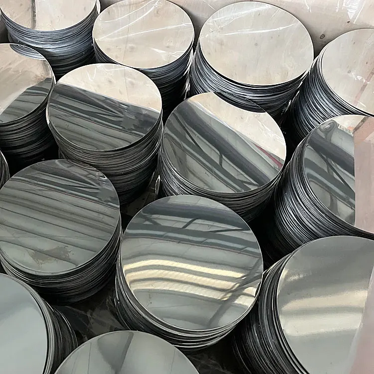 400 Series DDQ SS INOX disc 0.6 0.8 mm thickness cold rolled stainless steel Round plate with magnetic grade 410 430 circles